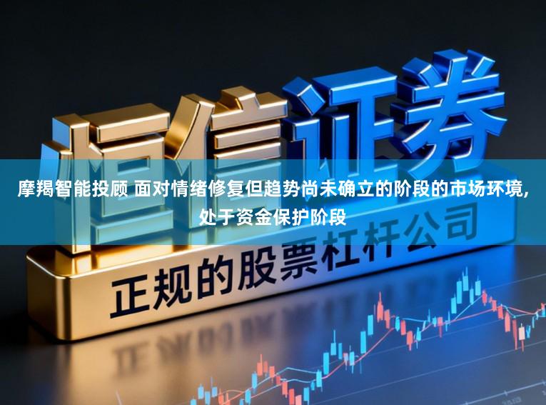 摩羯智能投顾 面对情绪修复但趋势尚未确立的阶段的市场环境,处于资金保护阶段