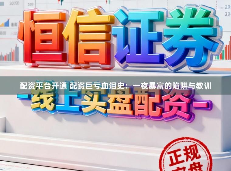配资平台开通 配资巨亏血泪史：一夜暴富的陷阱与教训